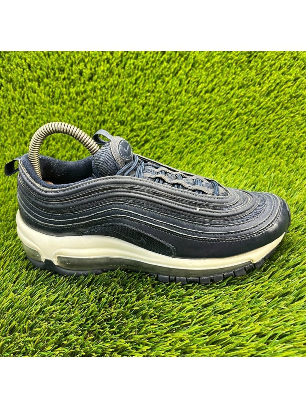 Nike Air Max 97 Obsidian Blue Boys Size 5.5Y‎ Casual Running Shoes Sneakers